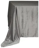 MATTE VELVET rectangular tablecloth ALT in graphite #408