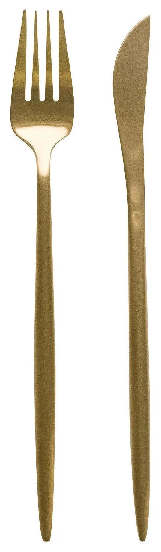 Gold BAKER cutlery, set of 2 