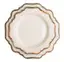 White ALLEN plate - set of 2