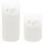 Led triple flame candles ARIA, set of 2